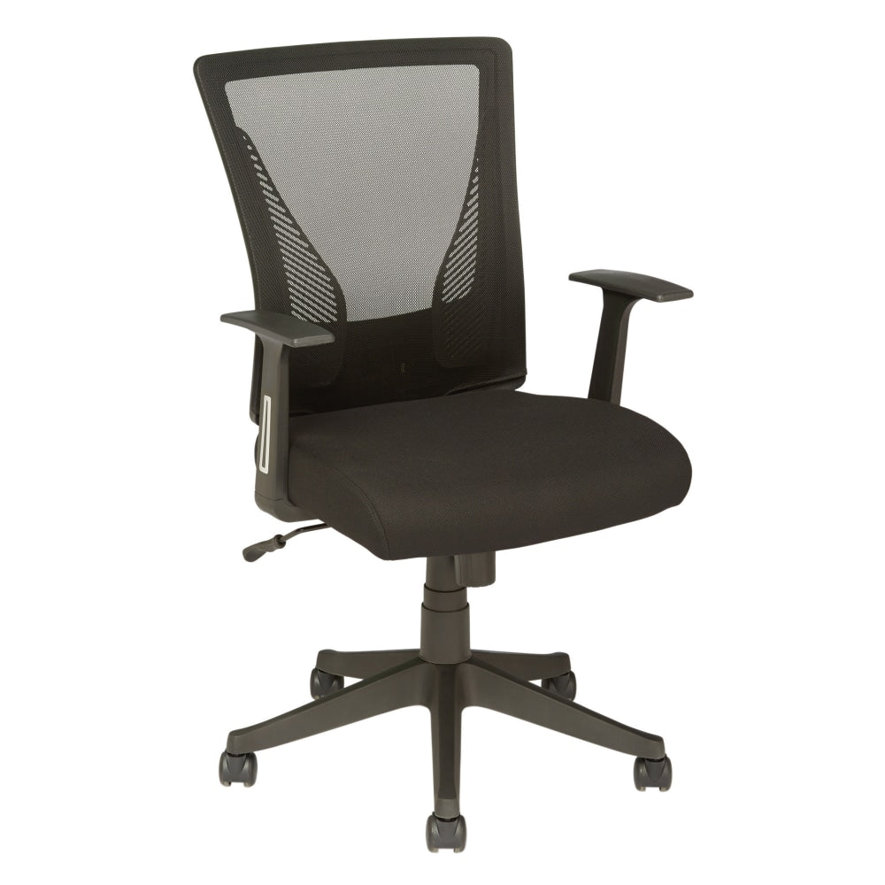 Realspace Radley Mesh Mid-Back Task Office Chair, Black, BIFMA Compliant