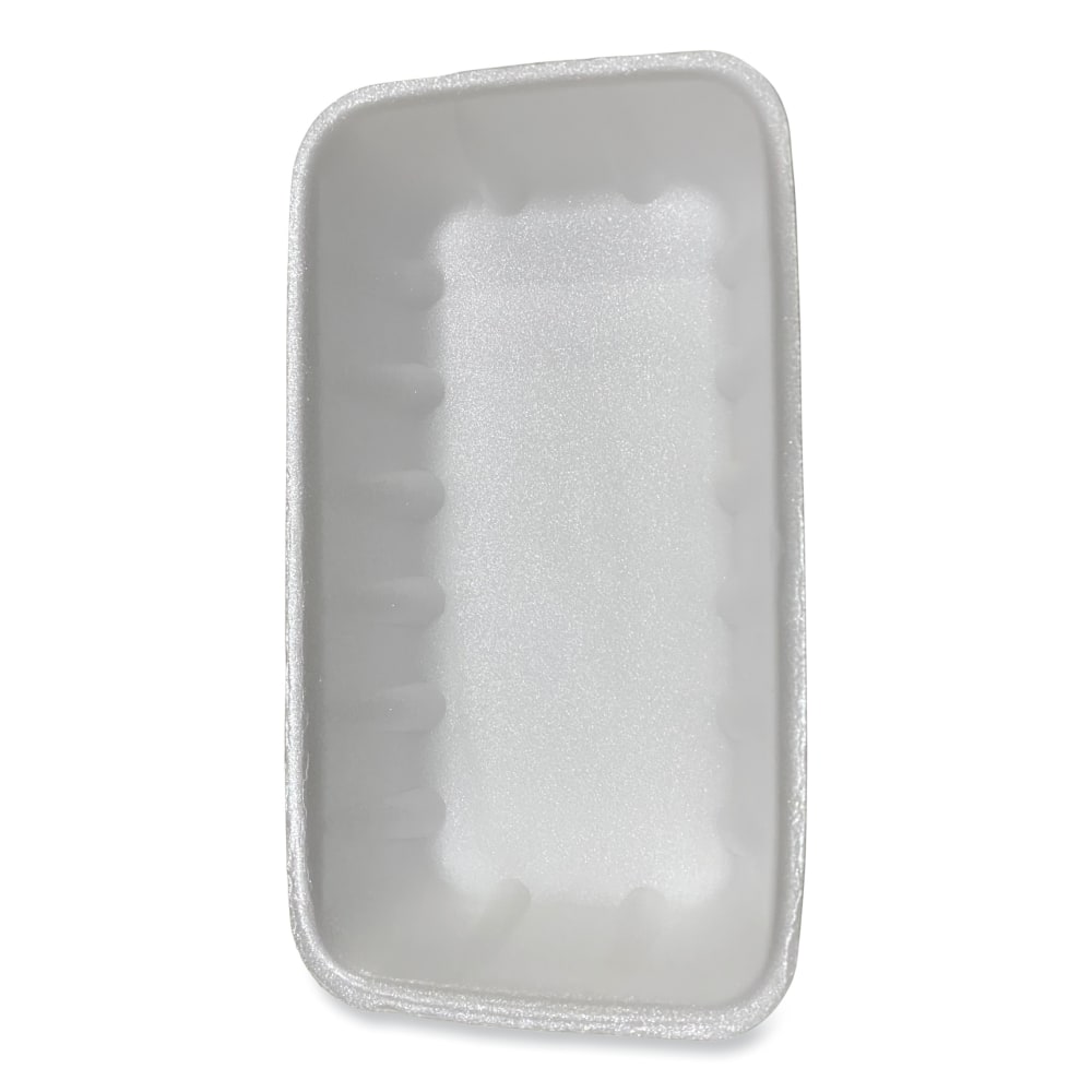 GEN Meat Trays, #10K, 1-7/8inH x 10-3/4inW x 6inD, White, Pack Of 250 Trays