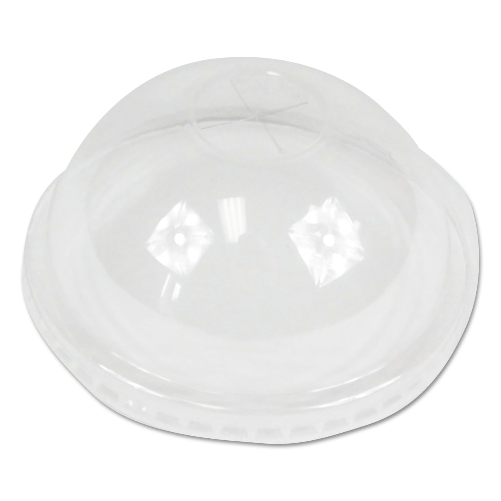 Boardwalk PET Cold Cup Dome Lids For 14-24 Oz Cups, Clear, Carton Of 1,000 Lids