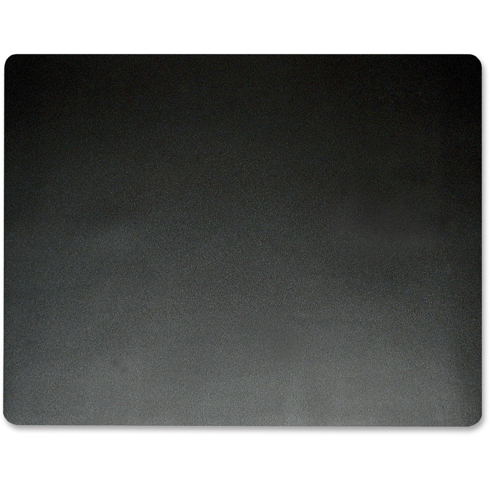 Artistic Eco-Black Desk Pad With Antimicrobial Protection, 20in H x 36in W, Black