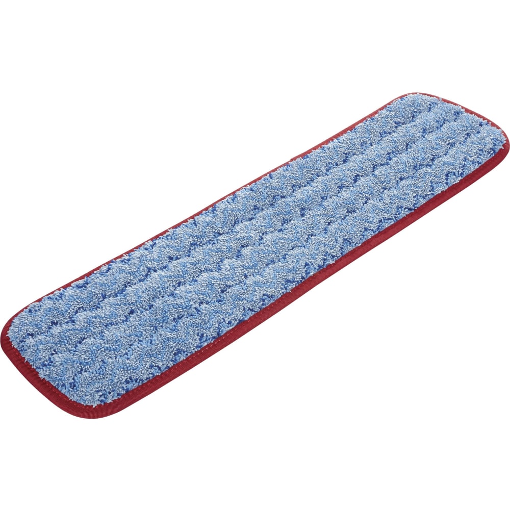 Rubbermaid Commercial Hygen 18in Microfiber Wet Pad - 18in Width - MicroFiber - 12 / Carton