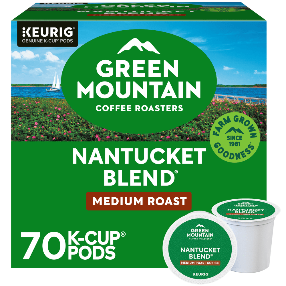 Green Mountain Coffee Roasters Nantucket Blend, Keurig Single Serve K-Cup Pods, 70 Count