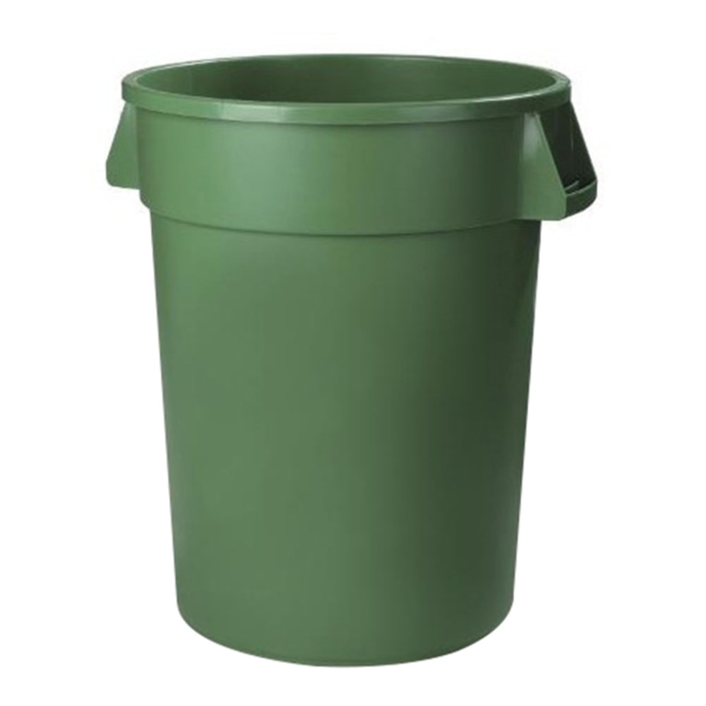Carlisle Bronco Round Waste Container, 10 Gallons, Green