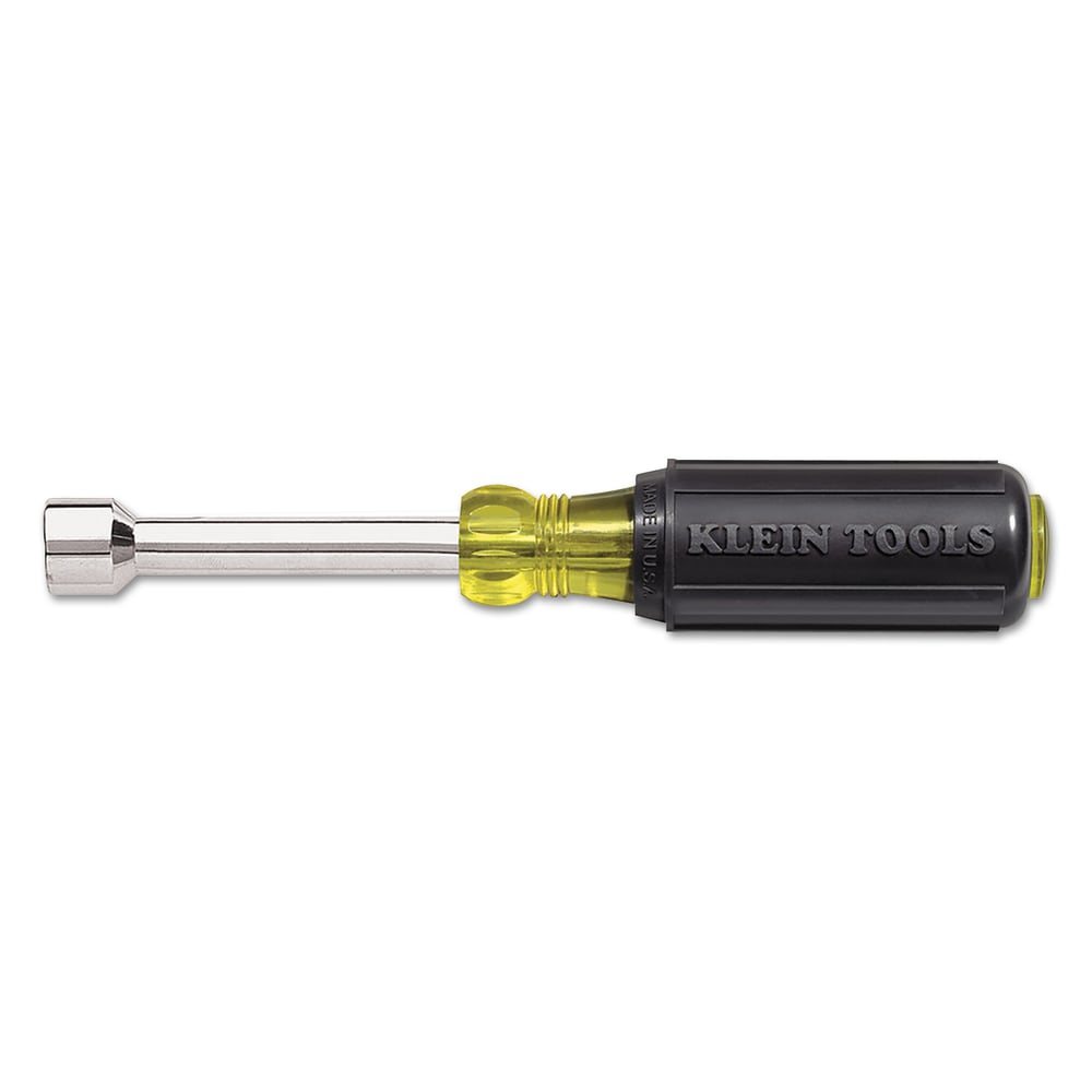Klein Tools Hollow Shaft Cushion Grip Nut Drivers, 9/16 in, 9 3/8 in Overall L