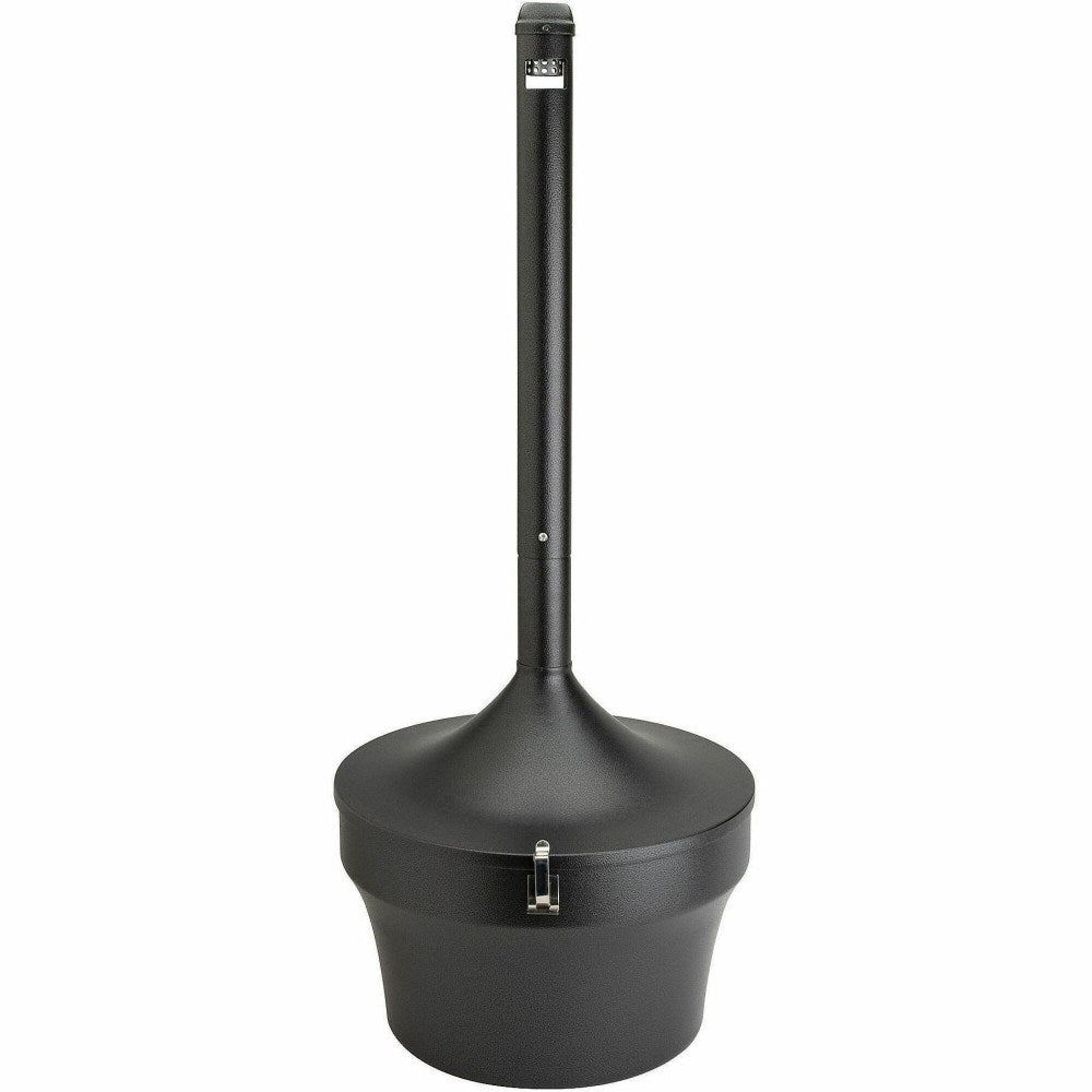 Genuine Joe 4.25-Gallon Smoke Receptacle, Black
