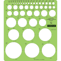 Staedtler Mars Template, Circle Combo