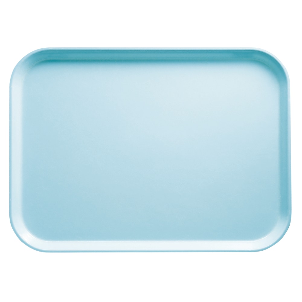 Cambro Camtray Rectangular Serving Trays, 15in x 20-1/4in, Sky Blue, Pack Of 12 Trays