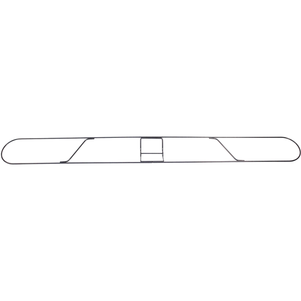 Genuine Joe Clip-on Long Dust Mop Frame - Rust Resistant, Clip, Galvanized - Metallic - 1 Each