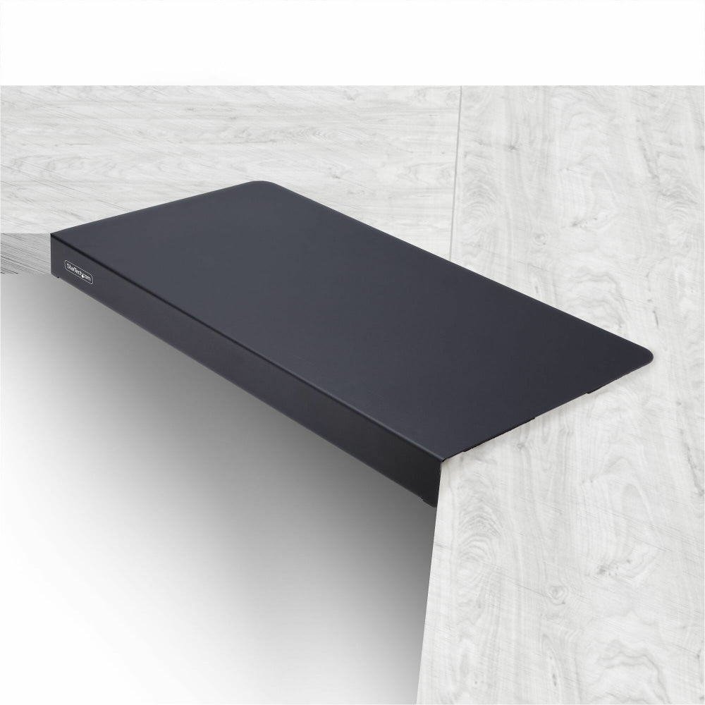 StarTech.com Steel Desk Corner Sleeve, For L-Shaped/Corner Desk, Up to 1.5in (38.1mm) Thick, Increase Space for Keyboard/Mouse, Desk Tray