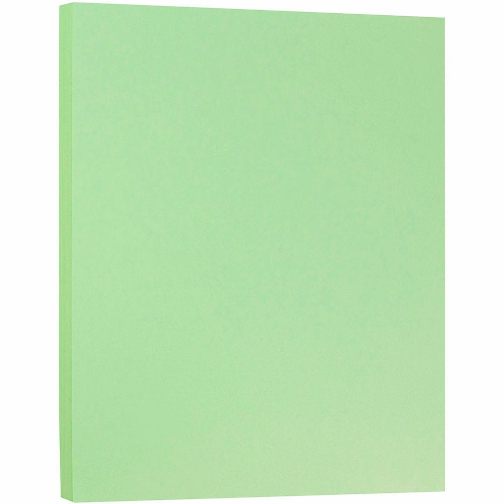 JAM Paper Letter Matte Paper, Mint Green, Letter (8.5in x 11in), 50 Sheets Per Pack, 28 Lb