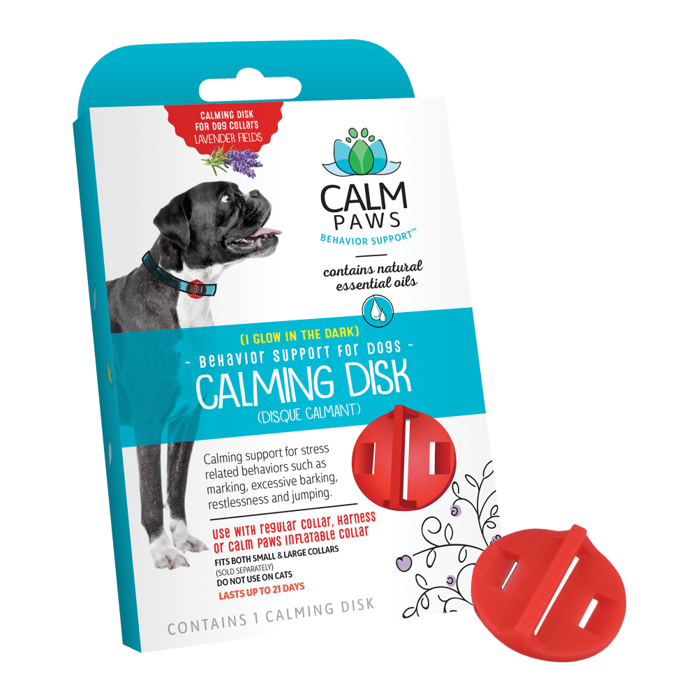 Calm Paws Calming Disk For Dogs, Red