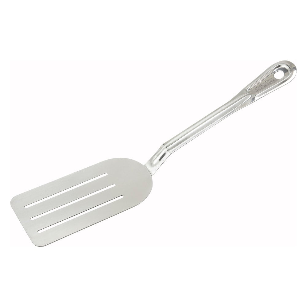 Winco Stainless Steel Slotted Serving Turner, 14in, Silver