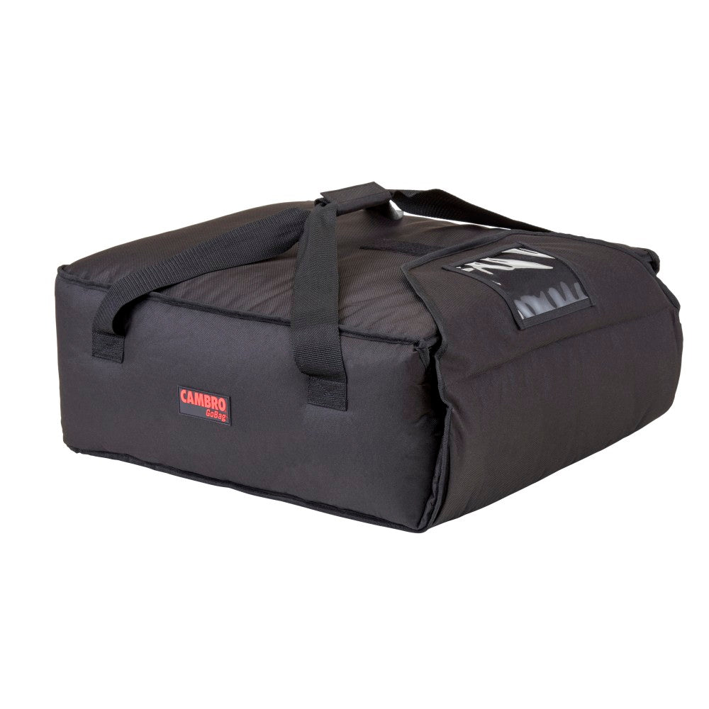 Cambro Standard Pizza GoBags, For 3 Boxes, Black, Set Of 4 GoBags