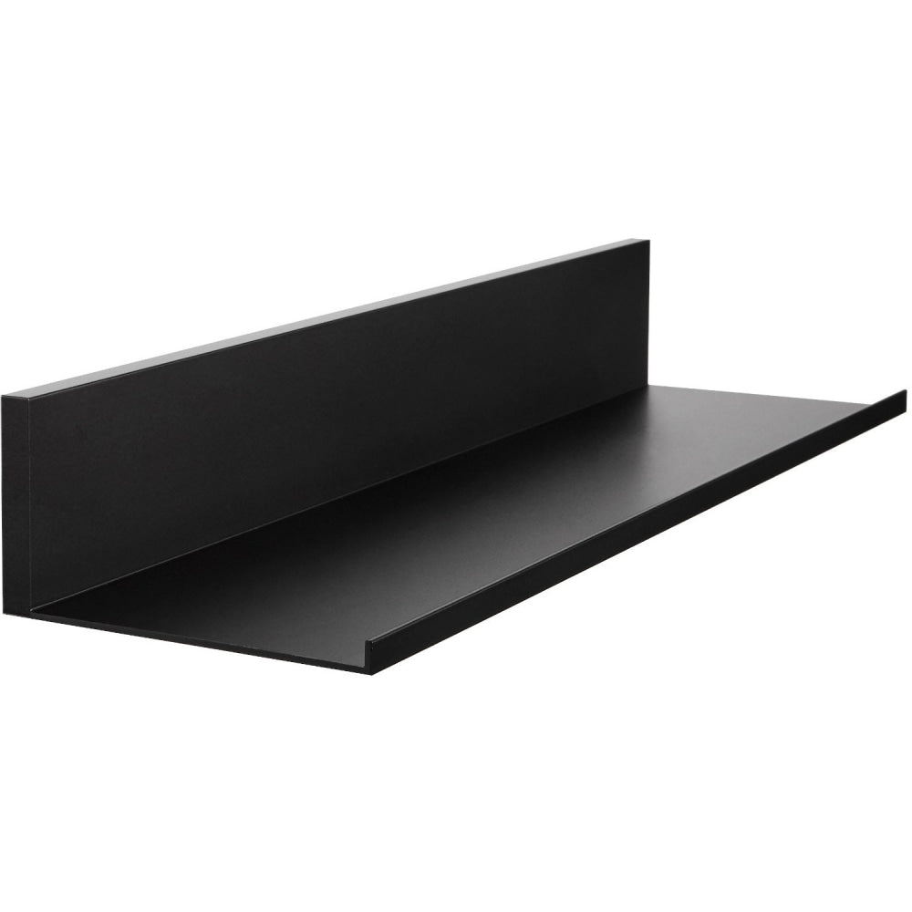 Hangman 48-Inch No-Stud Floating Shelf (Black Powder Coat) - 2.50inx47.87inx 4.62in Depth x 4.63in