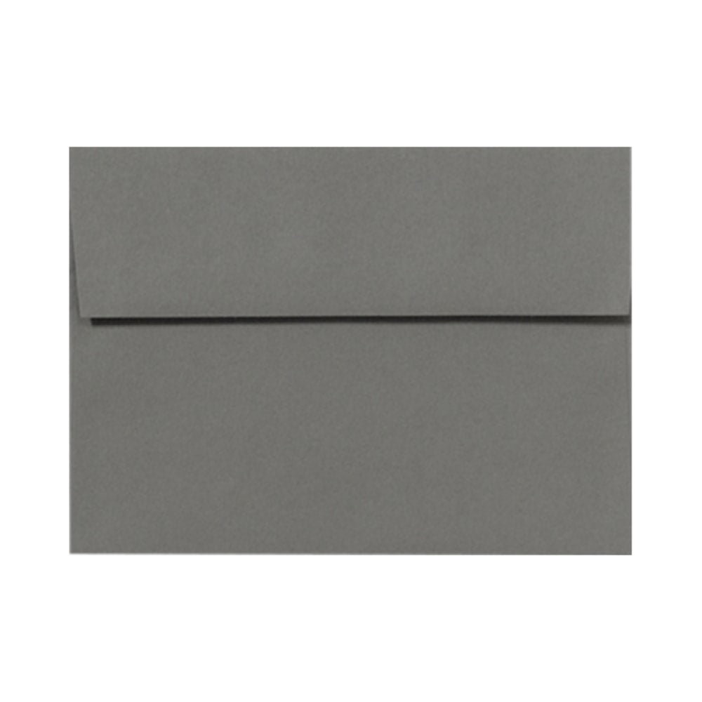 LUX Invitation Envelopes, A9, Peel & Press Closure, Smoke Gray, Pack Of 50