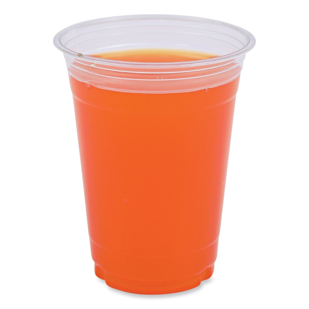 Boardwalk Plastic Cold Cups, 16 Oz, Clear, 50 Cups Per Sleeve, Carton Of 20 Sleeves