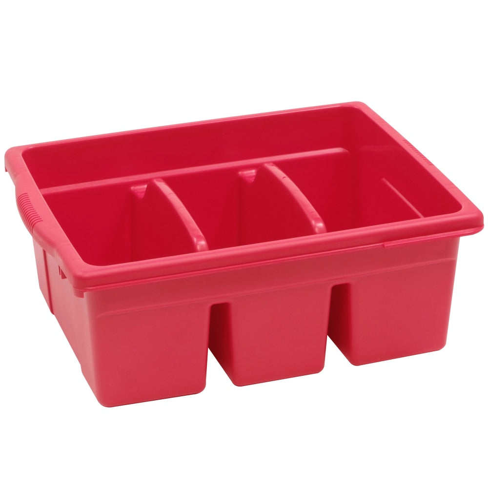 Copernicus Leveled Reading Large Divided Book Tub, Red