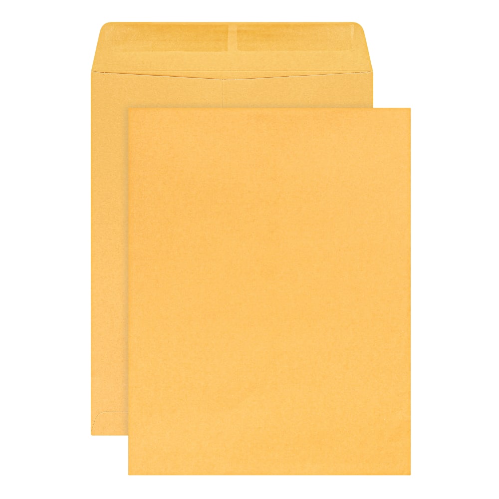 Office Depot Brand 10in x 13in Manila Catalog Envelopes, Gummed Seal, Brown Kraft, Box Of 250