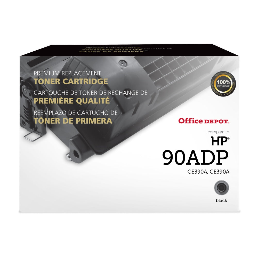 Office Depot Remanufactured Black Toner Cartridge Replacement For HP 90A, OD90ADP