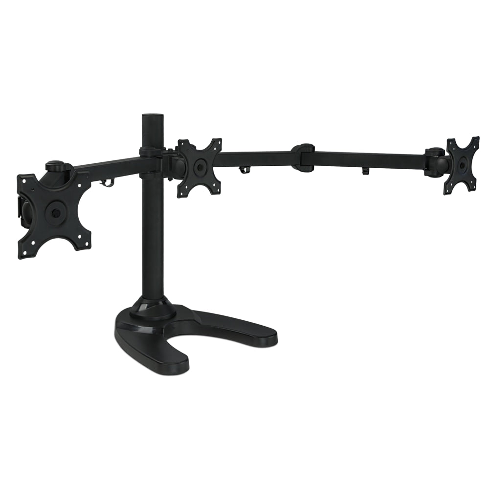 Mount-It! Triple Monitor Stand For 13in-24in Inch Computer Screens, MI-789