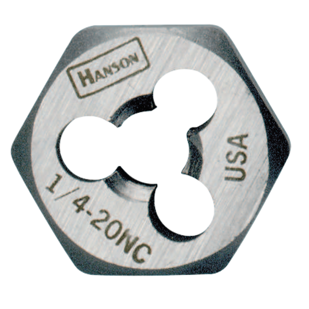 Re-threading Hexagon Fractional Dies Right & Left-hand (HCS), 7265