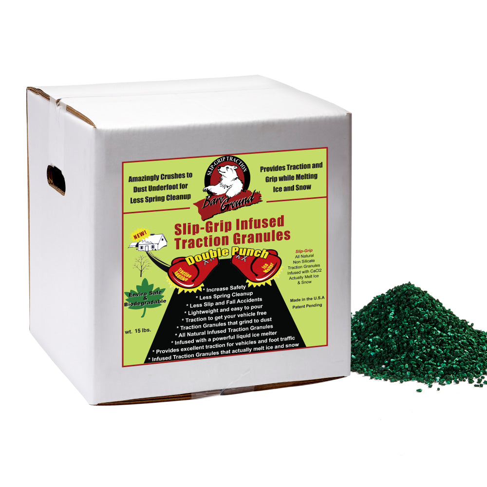 Bare Ground Slip Grip Traction Granules, 15 Lb