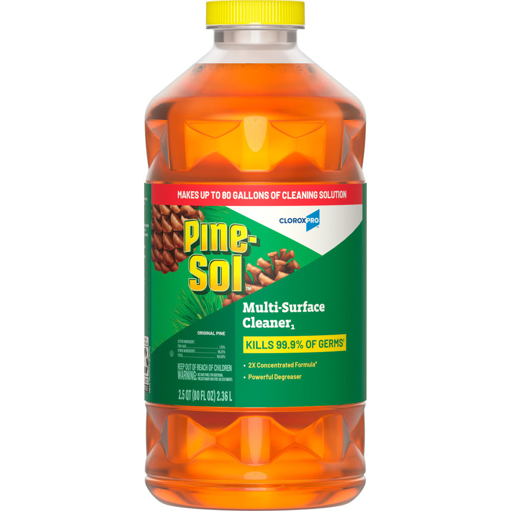 Pine-Sol Multi-Surface Cleaner, CloroxPro, All Purpose Cleaner, Original Pine, 80 Fluid Ounces (60606)