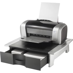 Fellowes Office Suites Printer Stand, Black/Silver