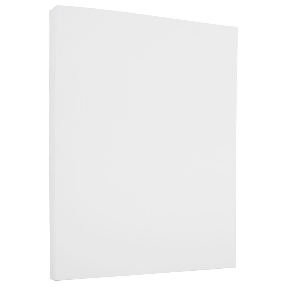 JAM Paper Strathmore 24 Lb Paper, 8-1/2in x 11in, Bright White Linen, Pack Of 100 Sheets