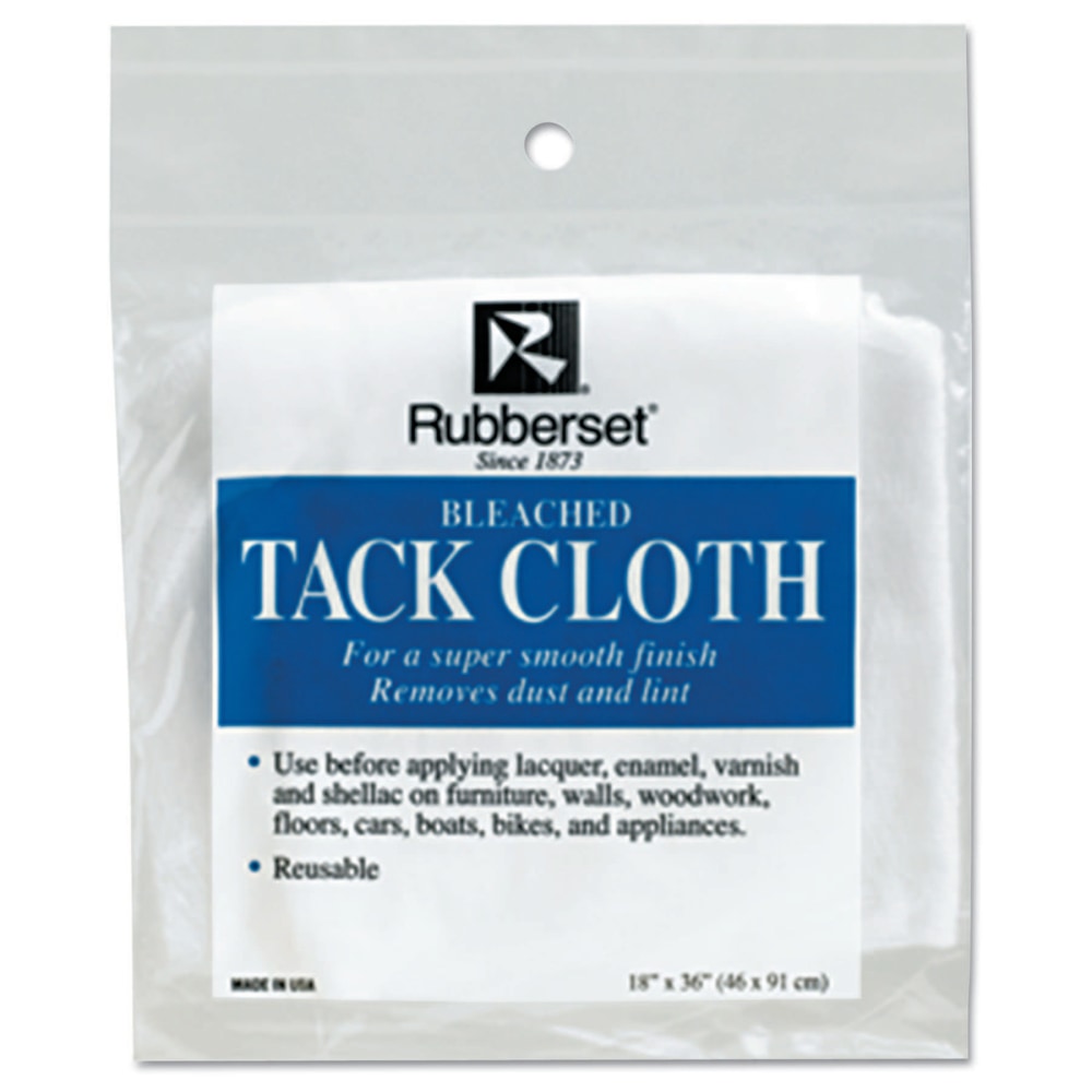 Rubberset Tack Cloths, 18in x 36in, Clear, Pack Of 200