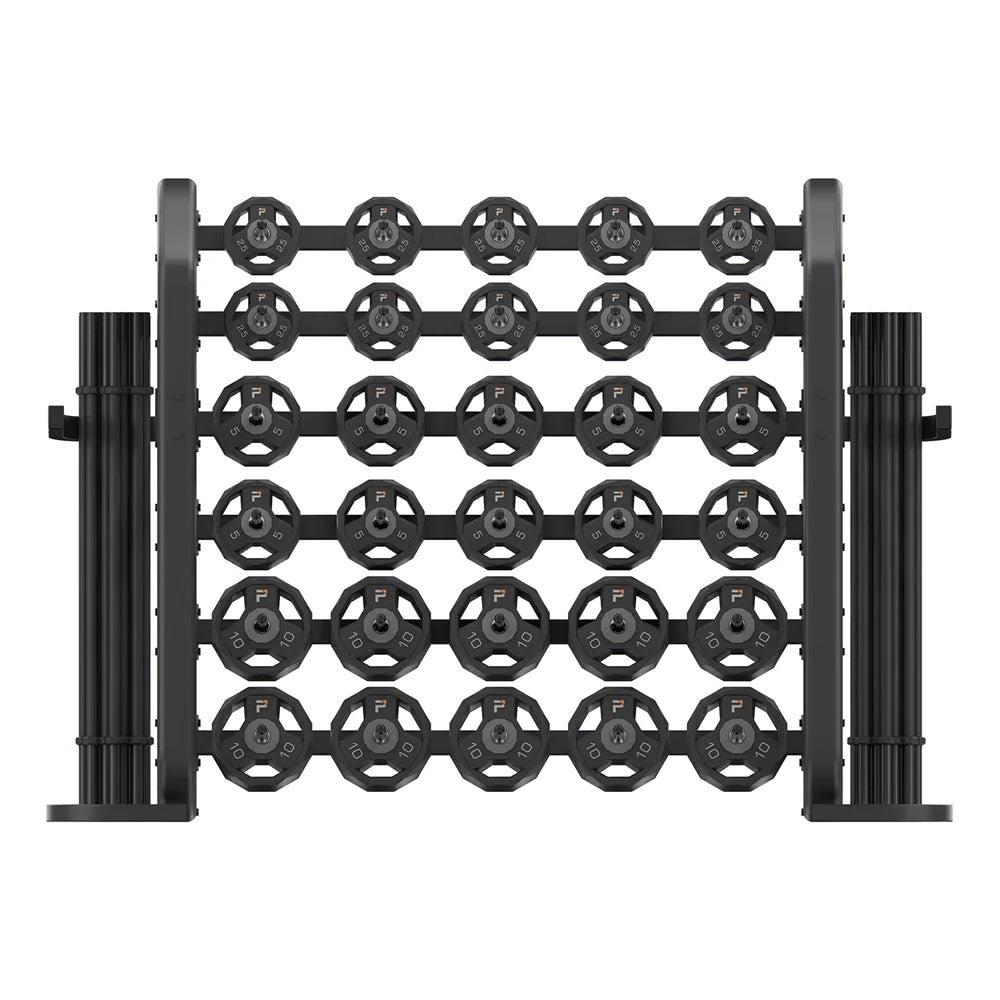 Power Systems Denali Series Cardio Pump Storage with 20 Sets, Black, Total Qty 1