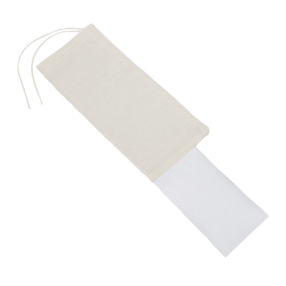 SKILCRAFT Mailing Bag With Drawstring Closure, 9in x 4in, Natural (AbilityOne 8105-00-183-6982)