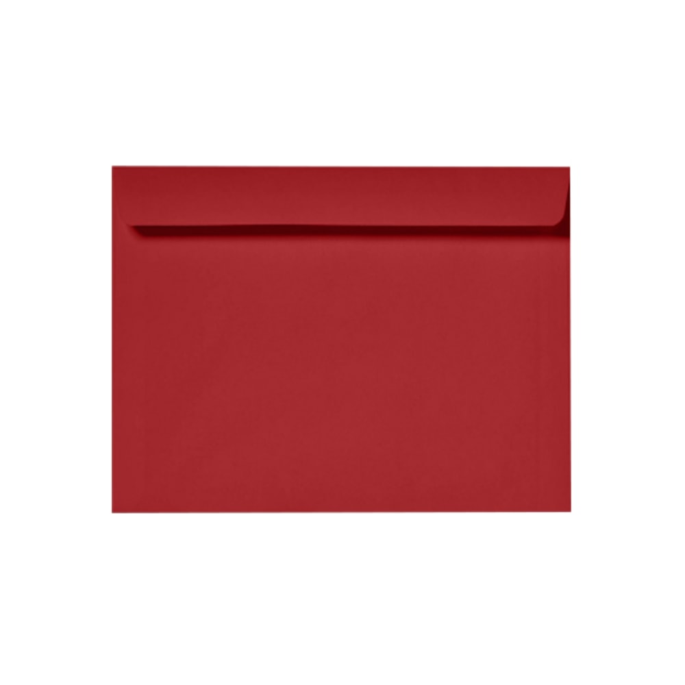 LUX Booklet 6in x 9in Envelopes, Gummed Seal, Ruby Red, Pack Of 1,000