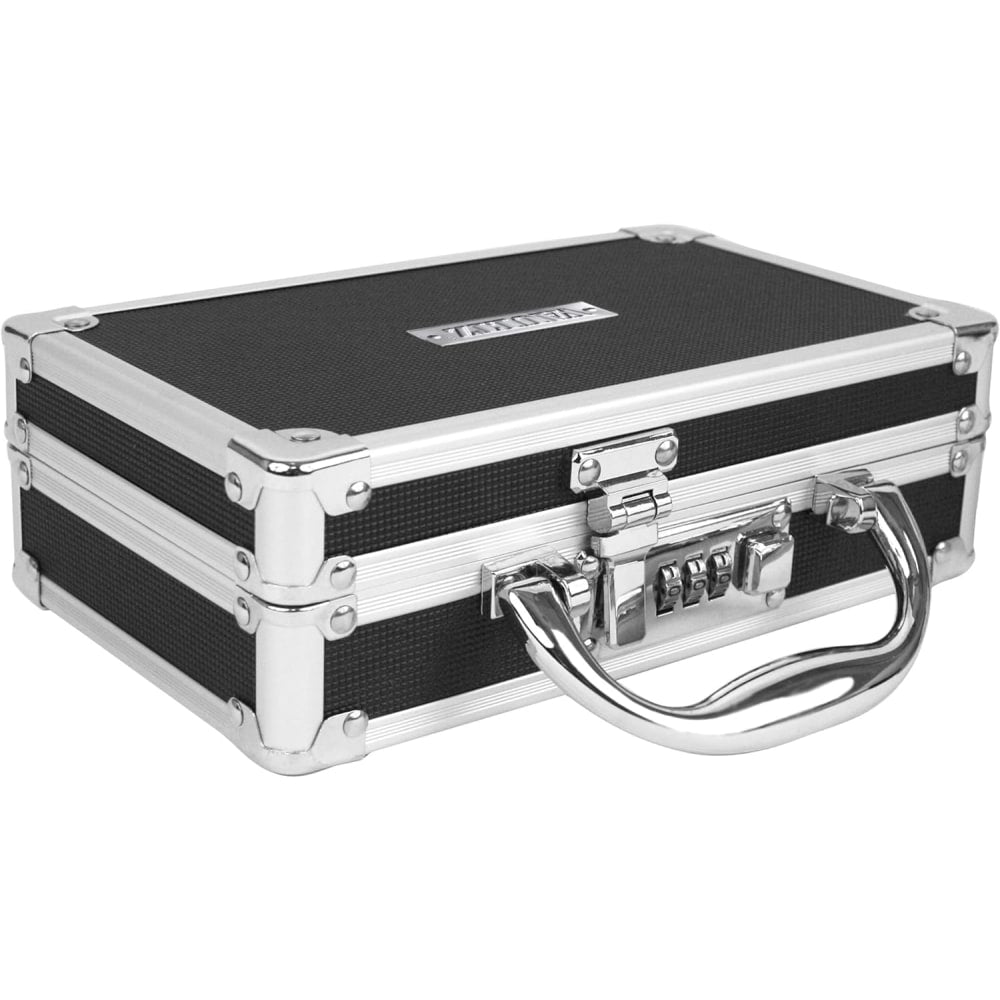 Vaultz Medicine Case, 6-13/16inH x 8-13/16inW x 9inL, Black