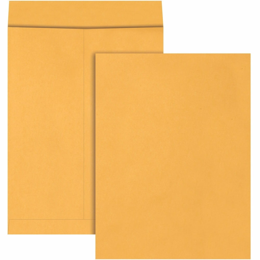 Quality Park Jumbo Catalog Envelopes, 17in x 22in, Flap Closure, Brown, Pack Of 25
