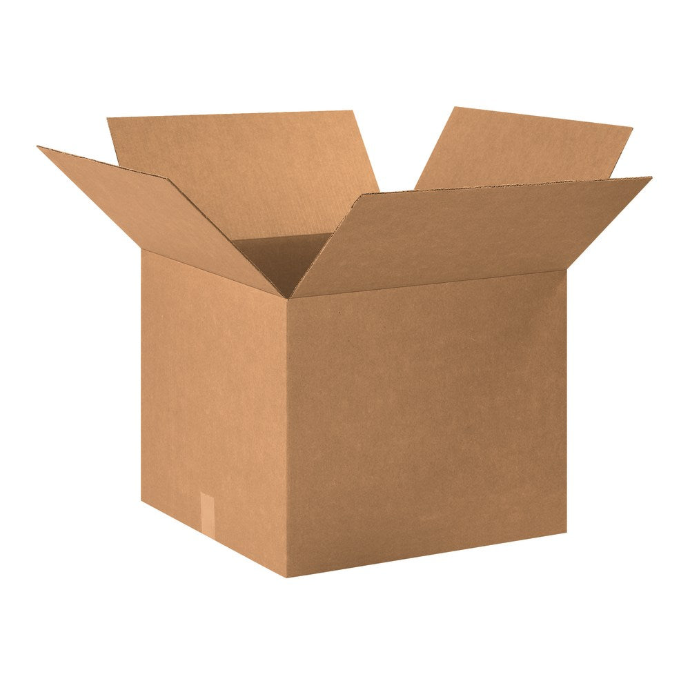 Partners Brand Corrugated Boxes, 20in x 20in x 16in, Kraft, Pack Of 15