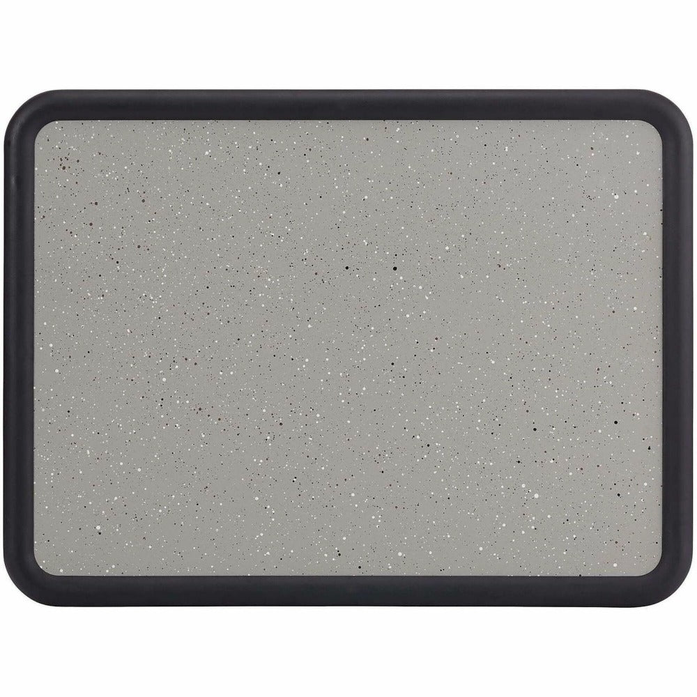 Quartet Cork Bulletin Board, 48in x 36in, Plastic Frame With Black Finish