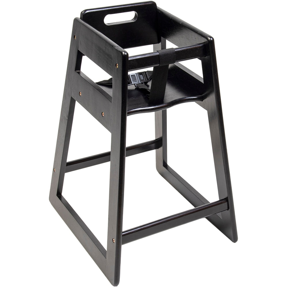 CSL Youngstar Deluxe Wood Highchair, Black, 900BL