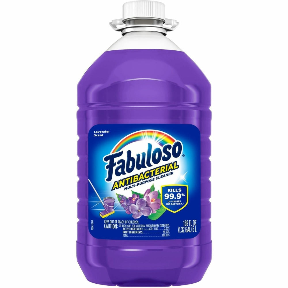 Fabuloso Antibacterial Cleaner, Lavender Scent, 169 Oz, Purple