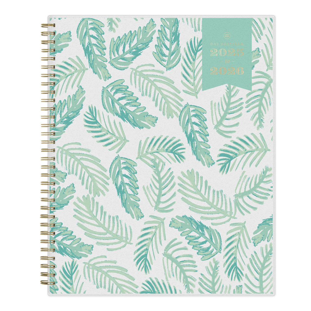 2025-2026 Day Designer Palms Frosted Weekly/Monthly Academic Planning Calendar, 8-1/2in x 11in, July 2025 to June 2026, 137891