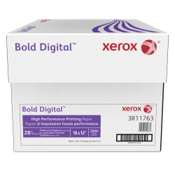 Xerox Bold Digital Printing Paper, 4 Reams, Tabloid Extra Size (18in x 12in), 100 (U.S.) Brightness, 28 Lb, FSC Certified, 500 Sheets Per Ream