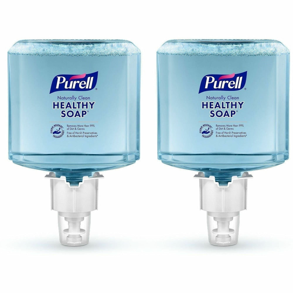 Purell ES6 Professional Foam Hand Soap, Naturally Clean Scent, 40.5 Oz, Carton Of 2 Refills