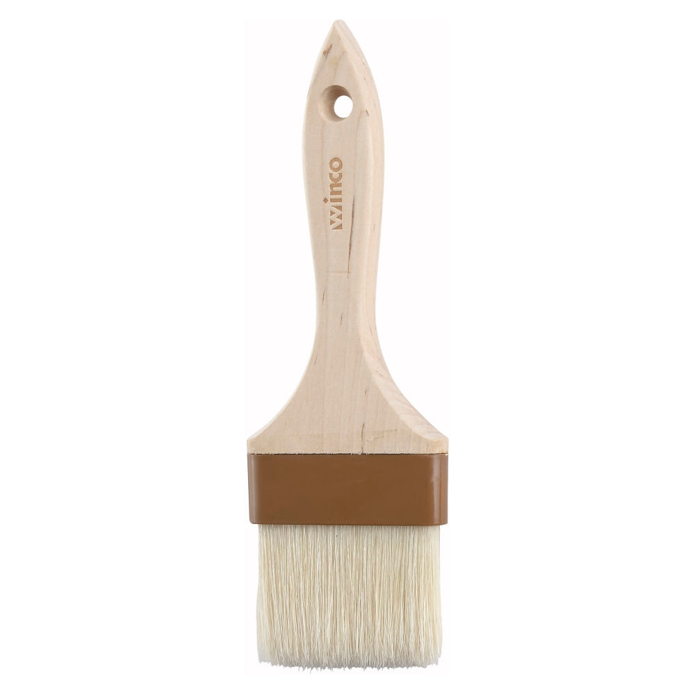 Winco Pastry/Basting Brush With Plastic Ferrule, 3in, Brown