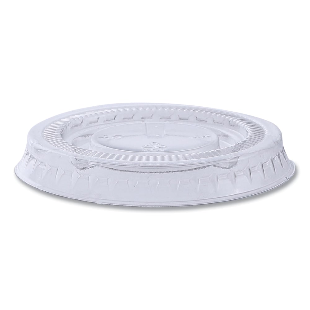 Boardwalk Souffle/Portion Cup Lids, Fits 1 Oz Portion Cups, Clear, Carton Of 2,500 Lids