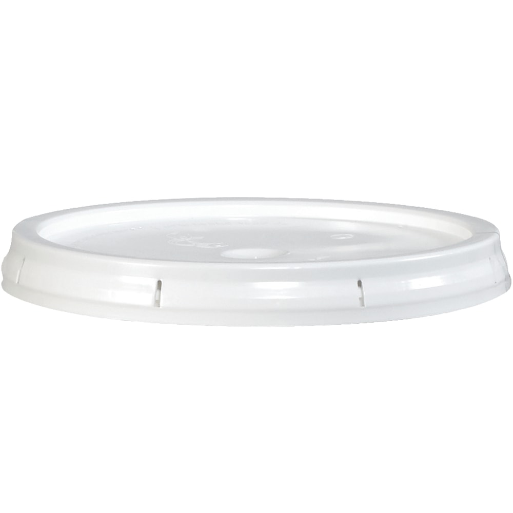 Partners Brand Plastic Lid, 20 Qt, 1 3/8inH x 12 3/8inW x 12 3/8inD, White