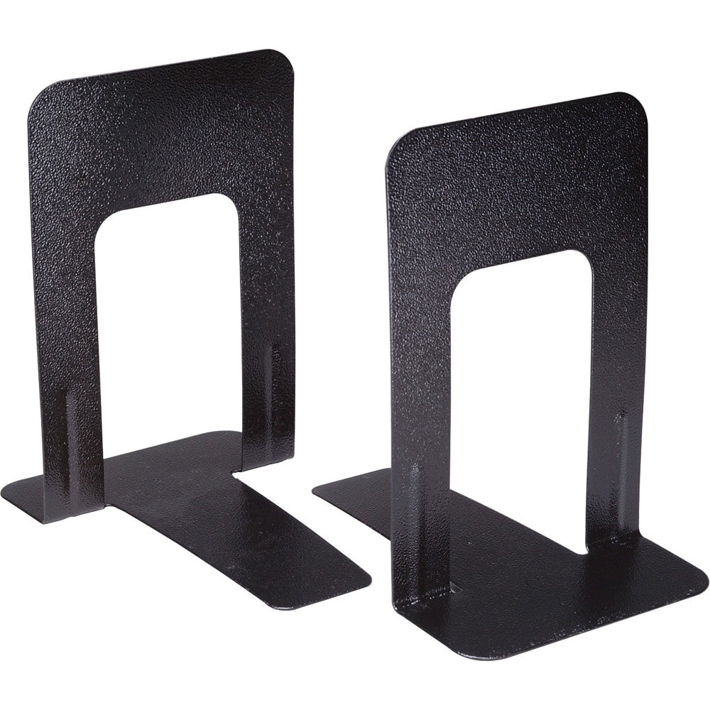 AbilityOne Heavy-Duty Steel Bookends - 9inx5.9inx 8in Depth - Heavy Duty, Non-skid Base, Scratch Resistant, No - 4844579