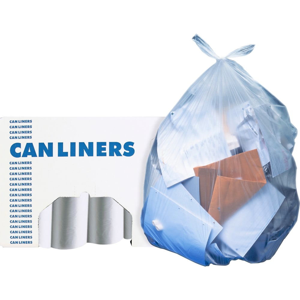 Heritage RePrime AccuFit 44-gal Can Liners, 44 gal/55 lb Capacity, 37inx 50inx0.90 mil (23 Micron) Thickness, 100 Count - H7450TCR01