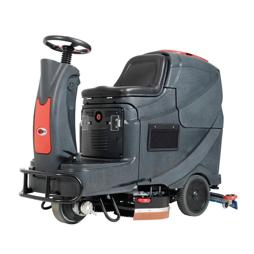 Nilfisk Viper AS850R-312 32in Disc Battery-Powered Ride-On Floor Scrubber