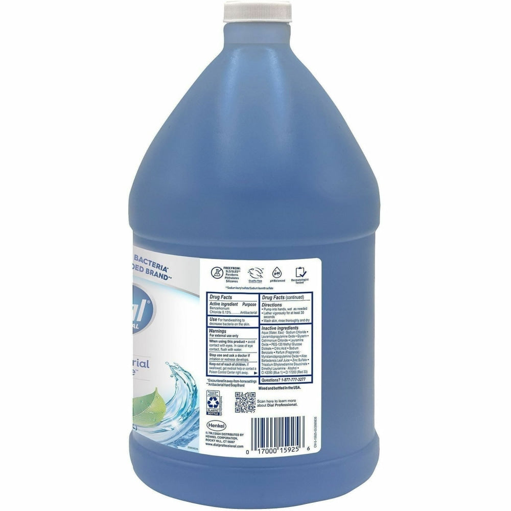 Dial Moisturizing Liquid Hand Soap, Spring Water Scent, 1 Gal.