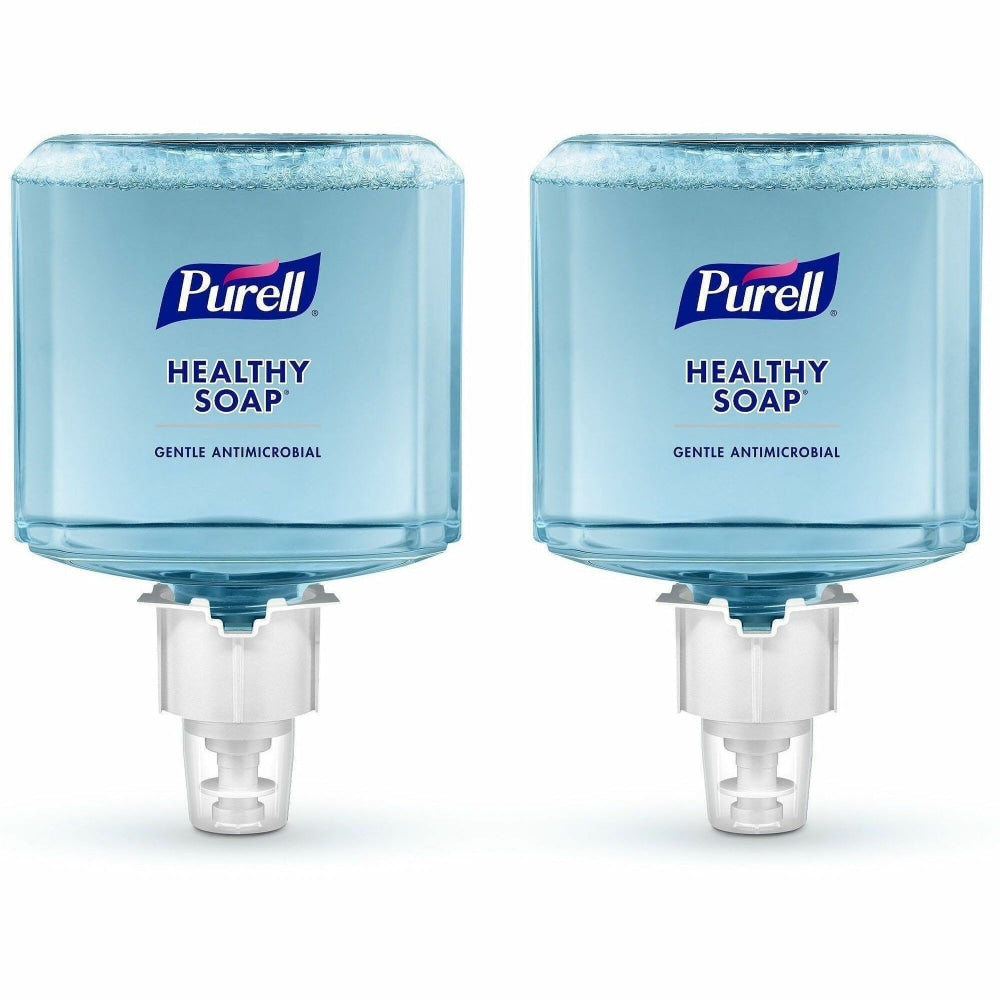 Purell Professional HEALTHY SOAP Antimicrobial Foam Hand Soap ES4 Refills, Fresh Scent, 40.57 oz (1,200 mL), Blue, Pack Of 2 Bottles